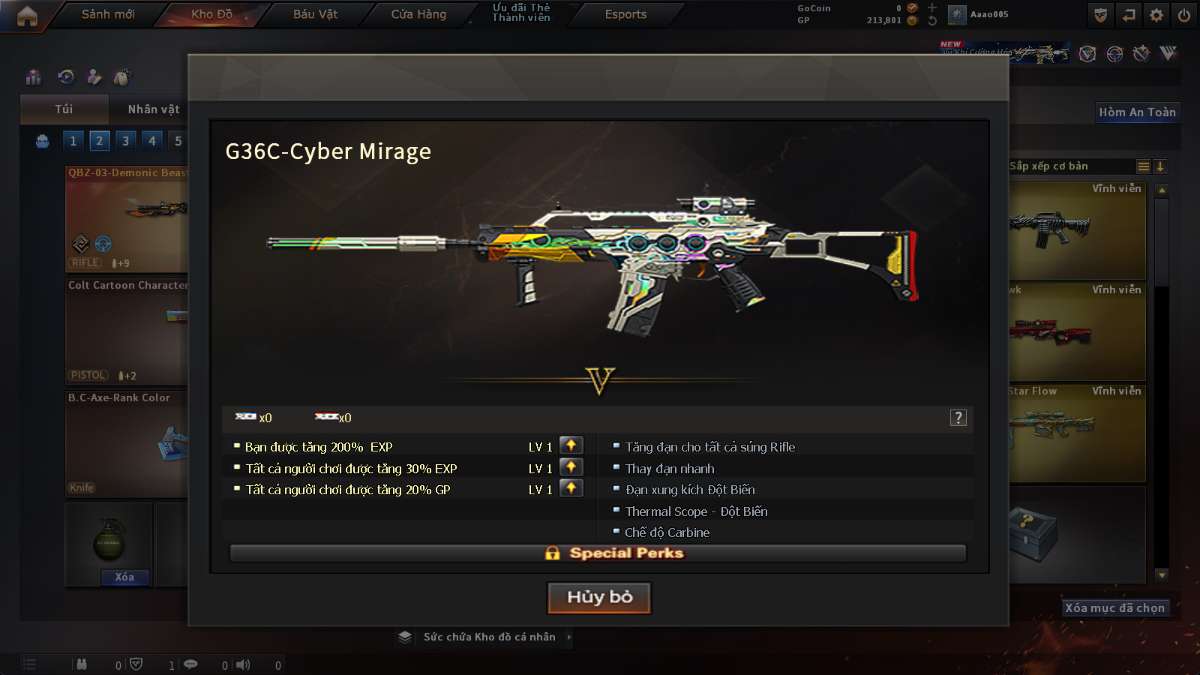 shop acc cf uy tin gia re